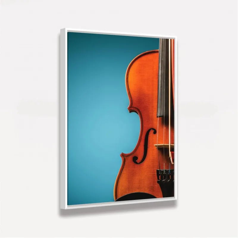 Quadro Instrumento Silhueta Violino