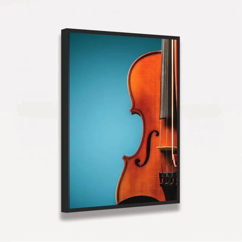 Quadro Instrumento Silhueta Violino