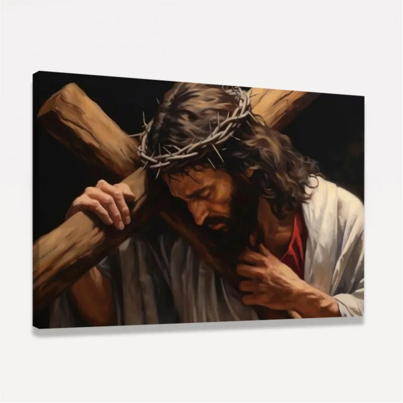 Quadro Jesus Carregando Cruz