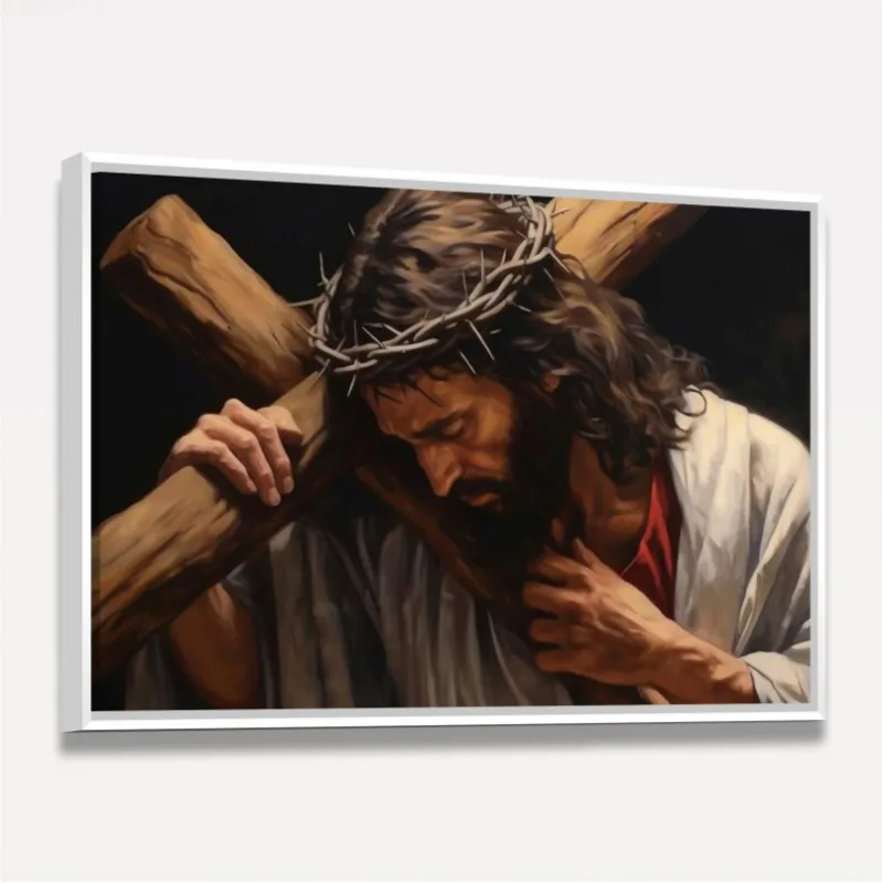 Quadro Jesus Carregando Cruz