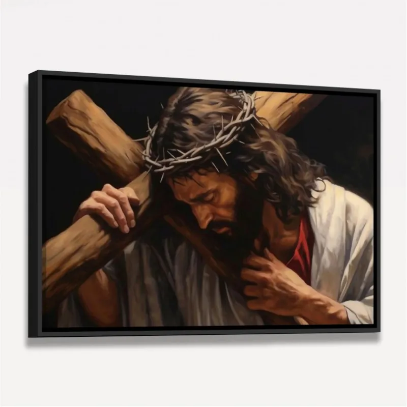 Quadro Jesus Carregando Cruz