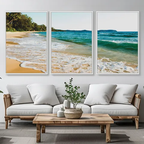 Quadro Praia Horizonte de Calmaria