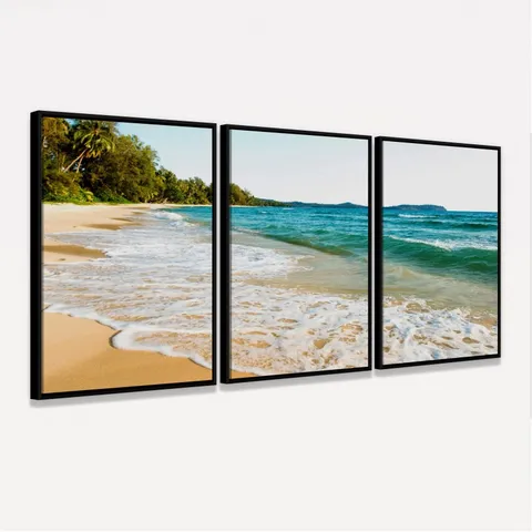 Quadro Praia Horizonte de Calmaria