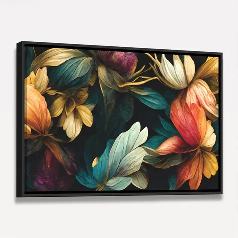 Quadro Folhagens Noturna Imperial