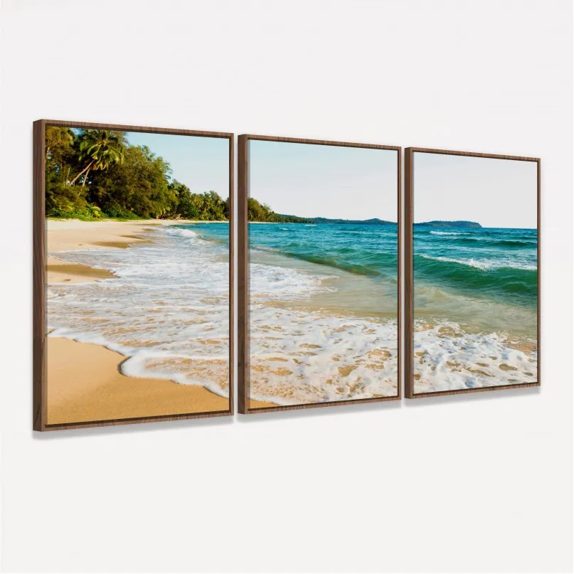 Quadro Praia Horizonte de Calmaria