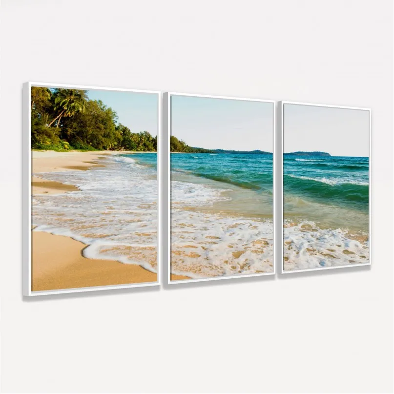 Quadro Praia Horizonte de Calmaria