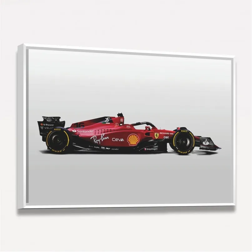 Quadro Carro de Corrida Ferrari F1-75
